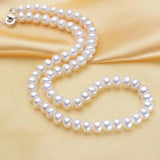 Freshwater Necklace & 7-8mm Round Pearl Lady Jewelry