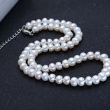 Freshwater Necklace & 7-8mm Round Pearl Lady Jewelry