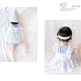 Summer Lace Suspender Skirt Set for Baby