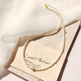Freshwater Pearl 925 Silver Cube Choker Necklace