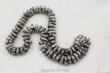 Natural Agate Roundel Necklace 18inch Beads for Women