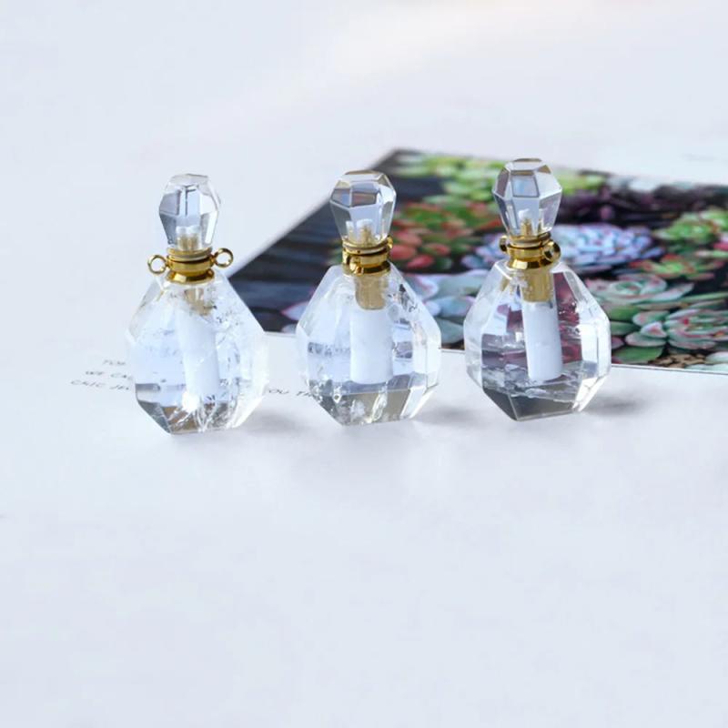 Rose Quartz Fluorite Amethyst Crystal Necklace