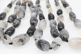 Rutilated Quartz Baroque Necklace Agate Round Faceted