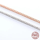 S925 Silver Woman Necklace - Sterling Silver Chain Gift