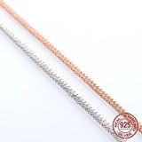 S925 Silver Woman Necklace - Sterling Silver Chain Gift