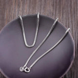 S925 Silver Popcorn Chain Women's Necklace Christmas Gift