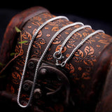 S925 Silver Popcorn Chain Women's Necklace Christmas Gift
