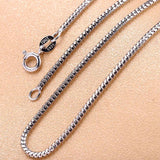 S925 Silver Popcorn Chain Women's Necklace Christmas Gift