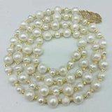 9-10/6-7mm Freshwater Pearl Necklace 30 Inch