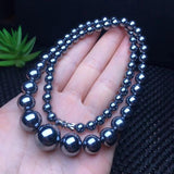 Fengbaowu THz Necklace Round Faceted Bead Jewelry Gift Women
