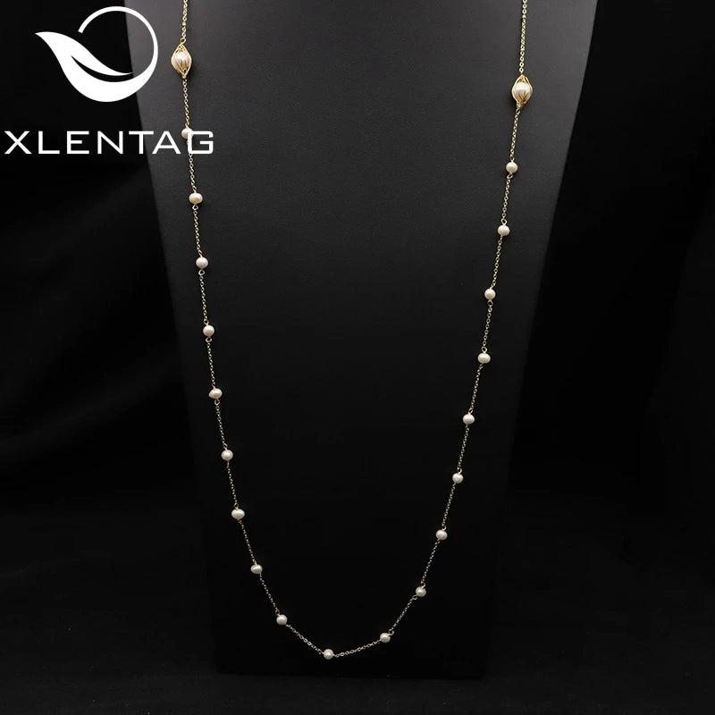Freshwater Pearl Long Necklace for Women