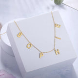 JewelOra Personalized Name Initial Necklace 925 Sterling Silver Year