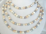 Baroque Freshwater Pearl Necklace 65 inch Nature Beads
