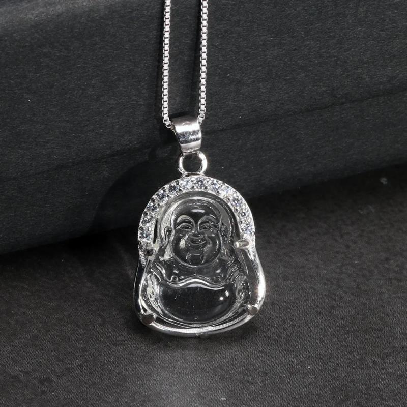 925 Silver Natural Gemstone Pendant Necklace for Women