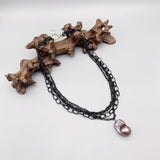 Baroque Pearl Pendant Necklace For Women Birthday Gift Choker