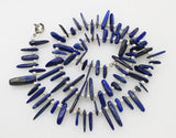 Freshwater Pearl Lapis Quartz Necklace 22inch