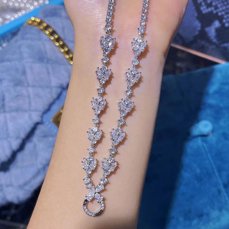 Women Necklace with Zircon Jewelry