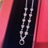 Women Necklace with Zircon Jewelry