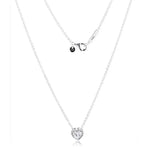 Silver 925 Heart Elegance Necklace for Women & Men