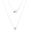 Silver 925 Heart Elegance Necklace for Women & Men