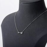 925 Sterling Silver Pendant Iced Charm Zircon Necklace Pendant Women Jewelry