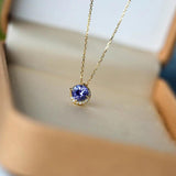 925 Silver Diamond Necklace for Women