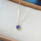 925 Silver Diamond Necklace for Women