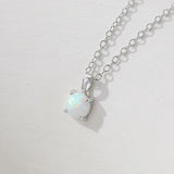 S925 Opal Necklace for Women Classic Jewelry Brilliant Gift