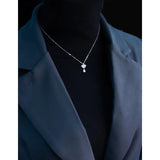 925 Silver Crown Pendant Necklace Chain Choker Gift