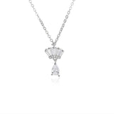 925 Silver Crown Pendant Necklace Chain Choker Gift