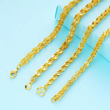 OMHXFC European Necklace Long Phoenix Real 18KT Chain NL22