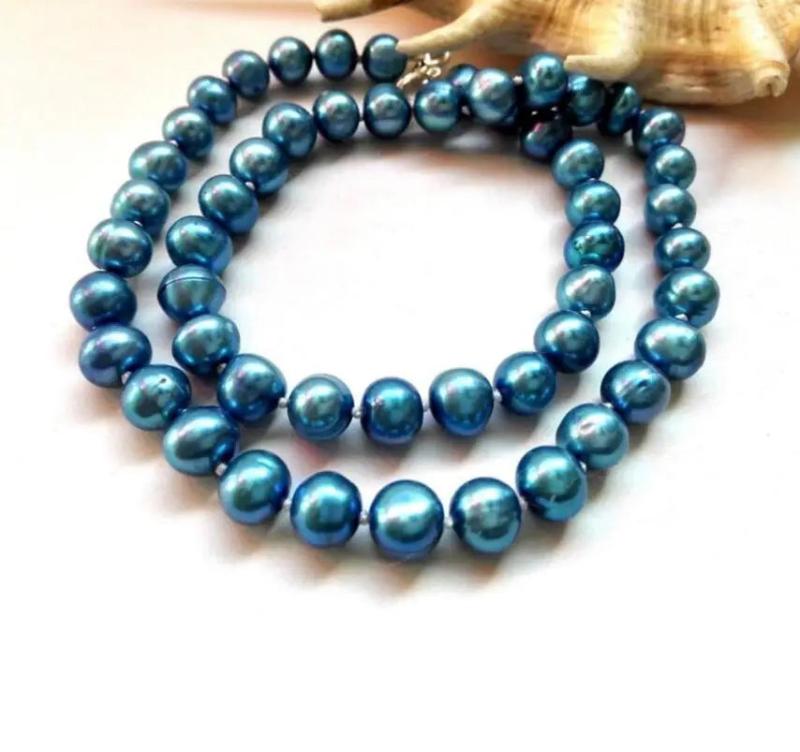 8-9mm Dyed Freshwater Pearl Bib Necklace