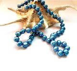 8-9mm Dyed Freshwater Pearl Bib Necklace