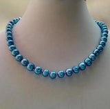 8-9mm Dyed Freshwater Pearl Bib Necklace