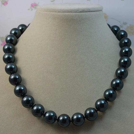 10mm Freshwater Pearls Choker Necklace Fine Jewelry Women Gift
