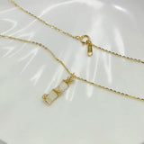 925 Silver Bamboo Pendant Necklace for Women