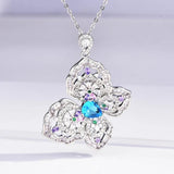 Butterfly Zircon Necklace for Women - Holiday Party Gift