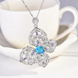 Butterfly Zircon Necklace for Women - Holiday Party Gift