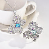 Butterfly Zircon Necklace for Women - Holiday Party Gift