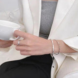Vintage S925 Silver Bracelet & Necklace Set