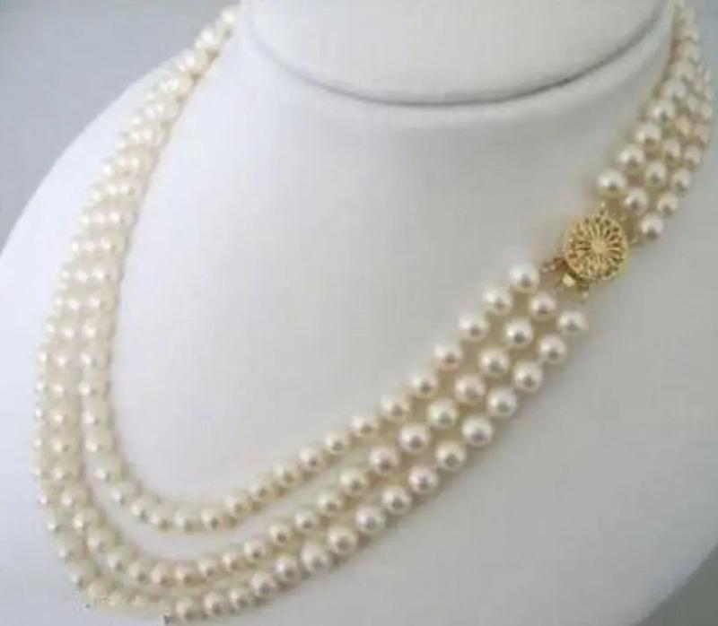 Akoya Pearl Choker Necklace 7-8mm