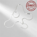 Sterling Silver Snake Chain Necklace for Women