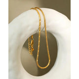 S925 Sterling Silver Necklace Snake Bone Chain Choker