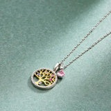 Crystal 925 Sterling Silver Diamond Necklace For Ladies
