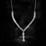 Water Drop Necklace Y-shape Female Jewelry Wedding Girl Gift
