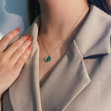 S925 Sterling Silver Star Moon Necklace Pendant for Women