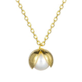 S925 Sterling Silver Pearl Necklace for Women