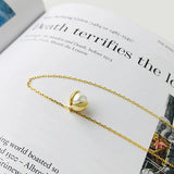 S925 Sterling Silver Pearl Necklace for Women