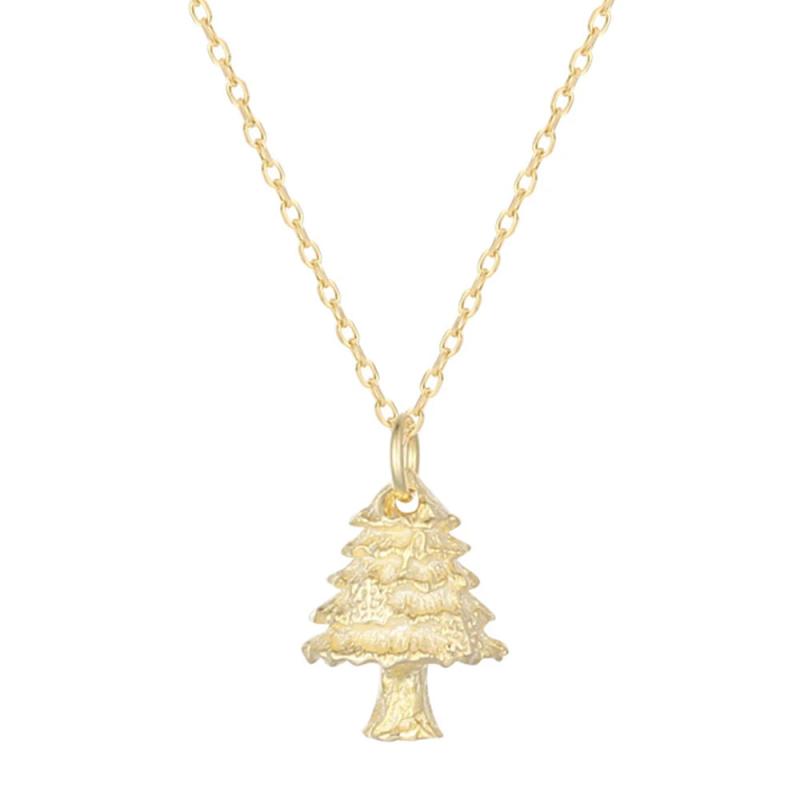 S925 Christmas Tree Necklace for Women