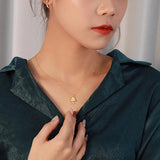 S925 Christmas Tree Necklace for Women